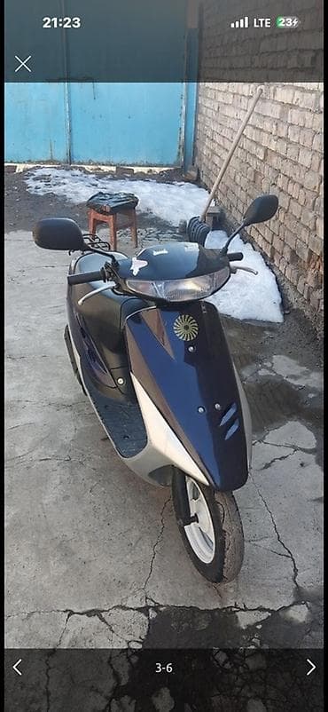 Тип скутера Honda, 50 куб. см, Бензин, Б/у