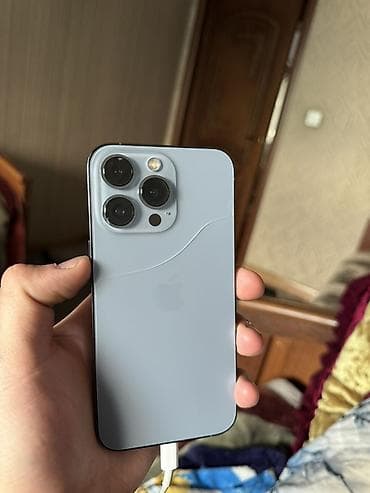 IPhone 13 Pro, Б/у, 512 ГБ, Голубой, Кабель, 92 %