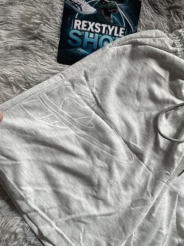 nike tech flece: Мужские шорты, M, L, Новый, цвет - Серый — 2