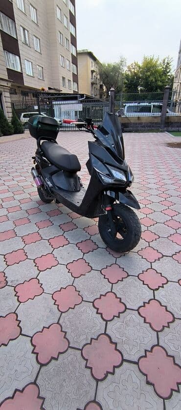 купить трехколесный электроскутер бу: Черный мопед Самурай — 2