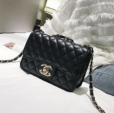 шанель бой: Классическая сумка, Chanel, Китай, Материал: Искусственная кожа, Стеганая модель, Женские, Новый — 9
