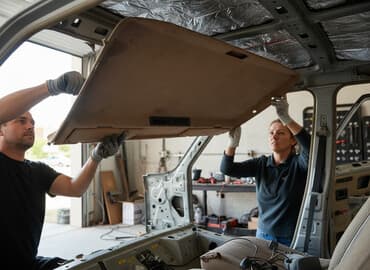 строительства домов из 3d панелей: Обшивка потолка Mercedes-Benz Б/у — 1