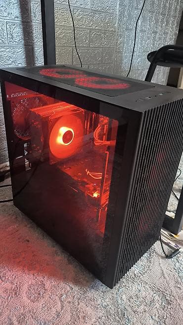 rog: Компьютер, ядер - 4, ОЗУ 16 ГБ, Для несложных задач, Б/у, Intel Core i3, NVIDIA GeForce GTX 1070, SSD — 1