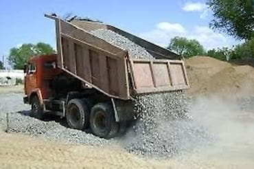 Доставка: отсев Отсев чистый для бетона Отсев мытый для стяжки