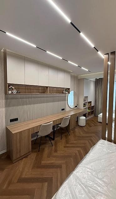 Квартиры: 3 комнаты, 122 м², Асанбай мкр Элитка, 9 этаж, Дизайнерский ремонт — 10