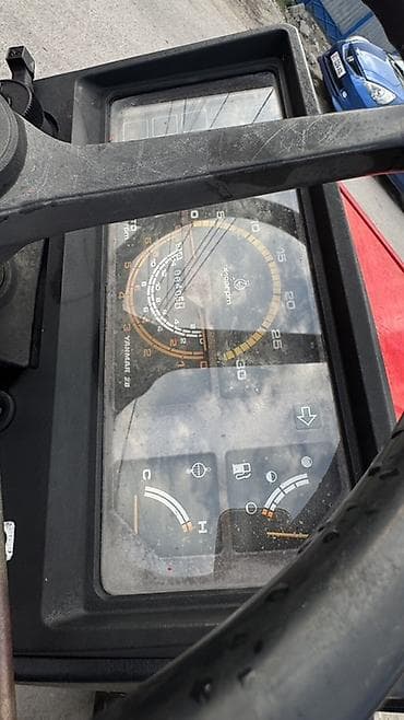 электрический косилка: Гидро наклон бар Усилитель руля Трактор Yanmar FX28D с навесной — 6