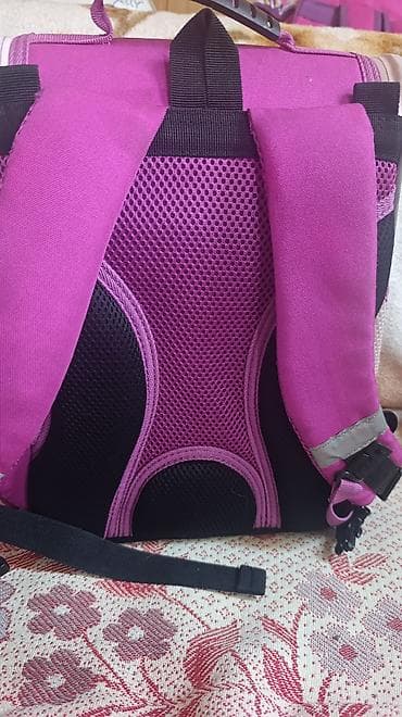 рюкзак для бега: 🎒 Продам школьный ранец GRIZZLY RAm-384-2 Meow Оригинал GRIZZLY, б/у — 5
