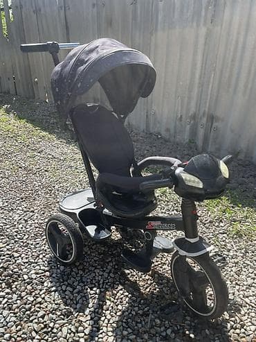 magic five: Велоколяска Детский трехколесный велосипед-коляска Skillmax - Формат — 1