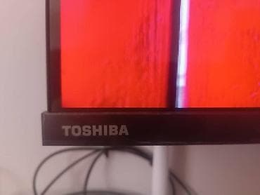 55 дюймов в см: Телевизор TOSHIBA, диагональ около 55–60". Тонкие рамки, крепление на — 2