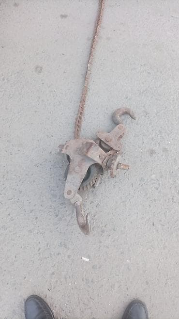 привод: Рычажная цепная таль (ручная лебёдка с цепью и крюками) - Тип — 3