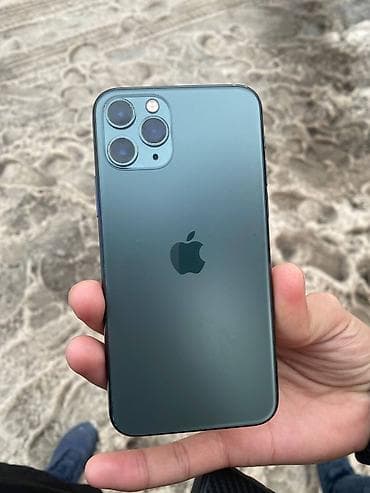 бу телефоны айфоны: IPhone 11 Pro, Б/у, 64 ГБ, Зеленый, Чехол, 75 % — 1