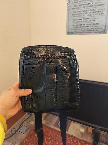 кожаные барсетки: Жаңы,эле алгам мен 3500 кө алгам Мужская/ сумка через плечо — 3