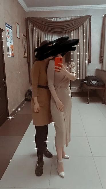 туники теплые: Повседневное платье, Трикотаж, На запах, XS — 7