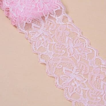 швейлер металл: Кружево эластичное, ширина 8 см, длина 1 метр. Эластичное кружево — 5