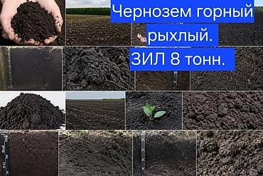 Чернозём горный рыхлый плодородный .Зил 8 тонн без сорняков