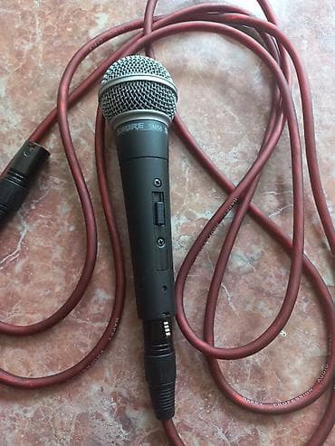 Микрофоны: Динамический вокальный микрофон Shure SM58S с переключателем. - — 1