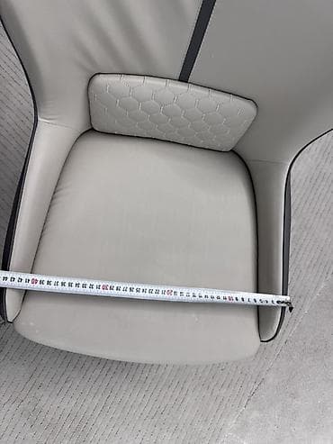 Тигүүчүлөр үчүн отургучтар: Ашкана үчүн отургуч, Колдонулган, Башка материал, түсү - Боз — 4