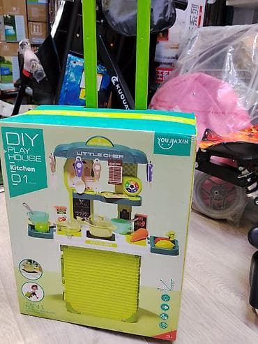 кухня игрушки: Игровой набор «Little Chef» DIY Play House Kitchen 2-в-1 (YOUIJAXIN) — 1