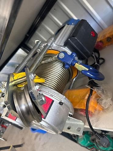 бетонный калцо: Электрическая канатная лебёдка (стационарная) - Тип: электрическая — 1