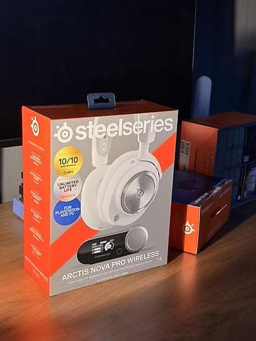 Зымсыз гарнитуралар, SteelSeries, Жаңы, түсү - Ак