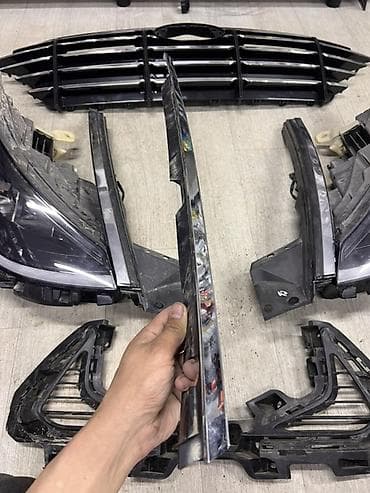 фары sonata: Комплект передних фар Hyundai 2019 г., Б/у, Оригинал — 5