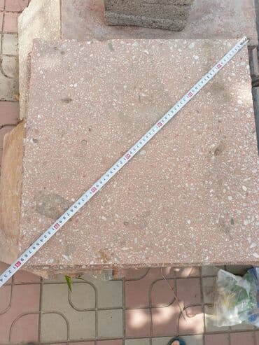 алмазная мазайка: Советские тротуарные, напольные плитки с мраморными крошками 200сом за — 4