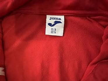 kyrgyz: Красная спортивная кофта/реглан Joma с эмблемой ФФКР (Федерация — 4