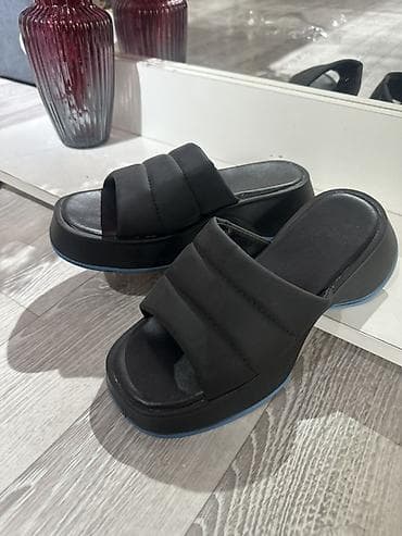 Женская обувь: Почти новые Размер 40, стелька 25.5 см Женские сланцы/мюли на — 1