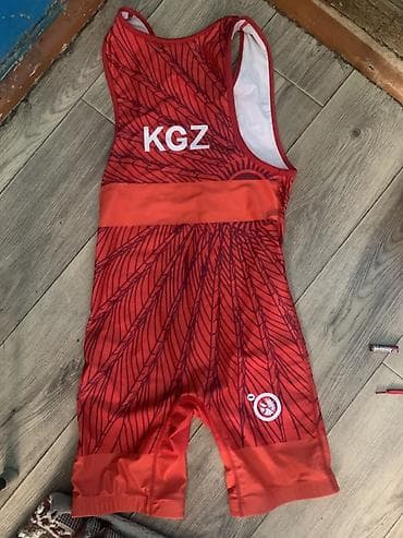 конги нори бишкек: Борцовский трико KGZ (Кыргызстан), двусторонний дизайн. - Тип — 1