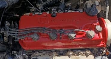 хонда капа: Крышка клапанов Хонда лого. Покрасен на красный цвет термостойкой — 2