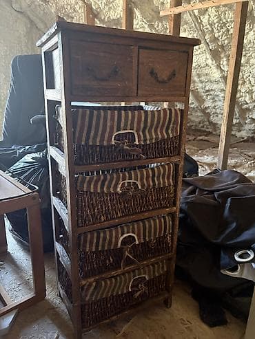 Комоддор: Кийим үчүн комод, Күзгүсүз, Жыгач, түсү - Күрөң — 1