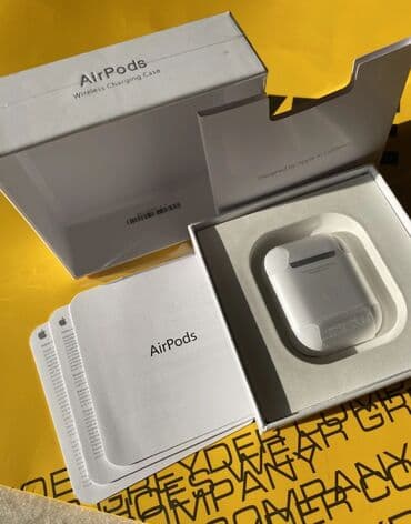 Микрофоны: Вкладыши, Apple, Новый, Беспроводные (Bluetooth), Классические — 2