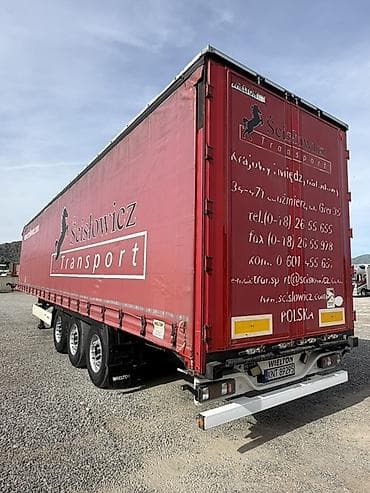 1 uz fe: Прицеп, Wielton, Шторный, от 12 т, Б/у — 2