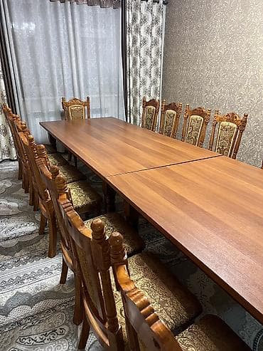 капютерный стол: Стол и стул для зала, Самовывоз, цвет - Коричневый — 2