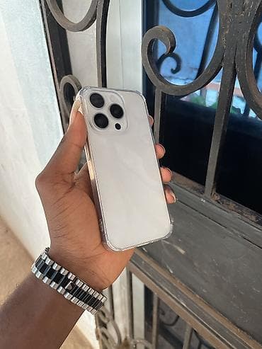 samsung galaxy s6 edge plus: IPhone 15 Pro, Б/у, 128 ГБ, Белый, Чехол, 90 % — 1