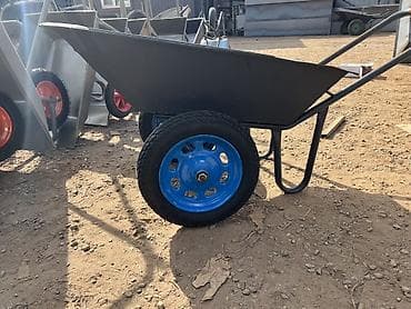 Все для дома и сада: Садово-строительная тачка и тележка, Стальная, Одноколесная — 3