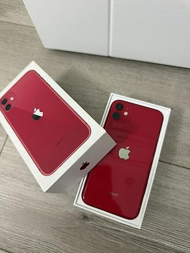 IPhone 11, 128 ГБ, Красный, Коробка