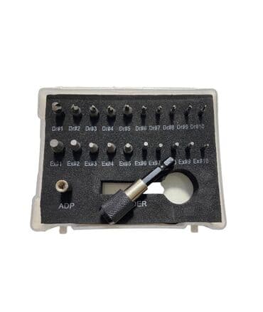 Экстрактор сломанного винта Bit Holder 22 штук Тип:	Набор