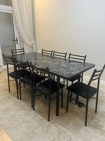 стул для кормления justin: Кухонный стол и стул, цвет - Черный — 3