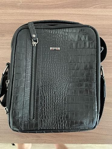 сумки клатчи кошельки: Классическая сумка, Butun, Материал: Натуральная кожа, Регулируемый ремень, Мужские, Новый — 1