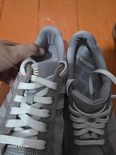 кроссовки original adidas: Мужские кроссовки, 42, Adidas, Б/у, цвет - Серый, Самовывоз, Платная доставка — 3
