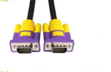 кабель питания монитора: Кабель VGA male - VGA male - 3 метра, ферритовые кольца, высокое — 1