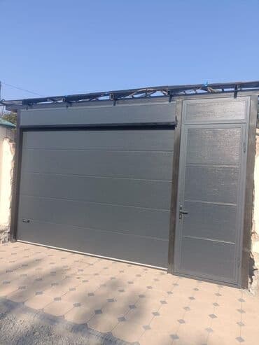 ворота с пультом: – Жогору көтөрүлөт — орун үнөмдөлөт – Кооз жана бекем көрүнүш — — 12