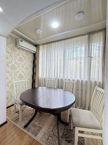 flat osh: 3 комнаты, 55 м², 104 серия, 1 этаж, Евроремонт — 5