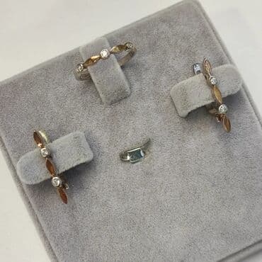 свадебные платья от производителя: Серебряный Комплект Серебро напыление золото 925 пробы Размеры — 1