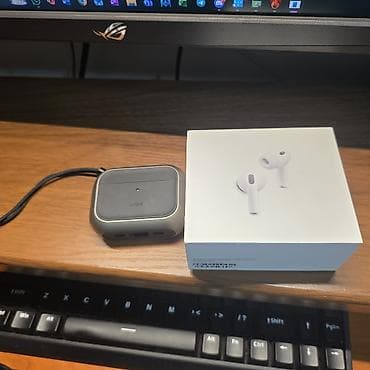 аудио: Беспроводные вакуумные наушники, Apple, Airpods Pro 3, Б/у — 2