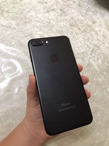 айфон 7 плюс: IPhone 7 Plus, Колдонулган, 256 ГБ, Кара, Каптама, Заряддоочу түзүлүш, 99 % — 1