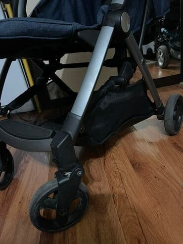 продаю советскую коляску: Коляска, цвет - Голубой — 8