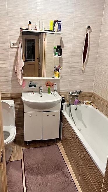 ахунбаева квартиры: 1 бөлмө, 52 м², Элитка, 8 кабат, Евроремонт — 4