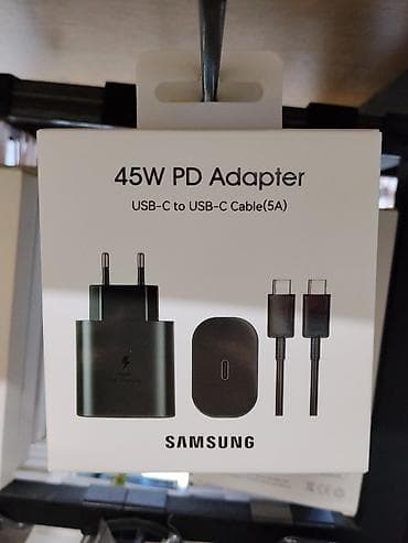 9: Адаптер питания Samsung 45W PD (модель EP-TA845NBEG). Оригинальный — 1
